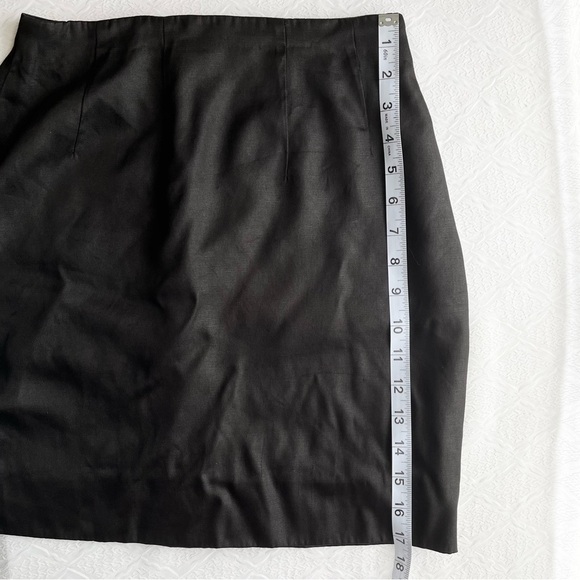 Vintage Sophie Sitbon Paris Made in France Black Pencil Miniskirt - Picture 7 of 8
